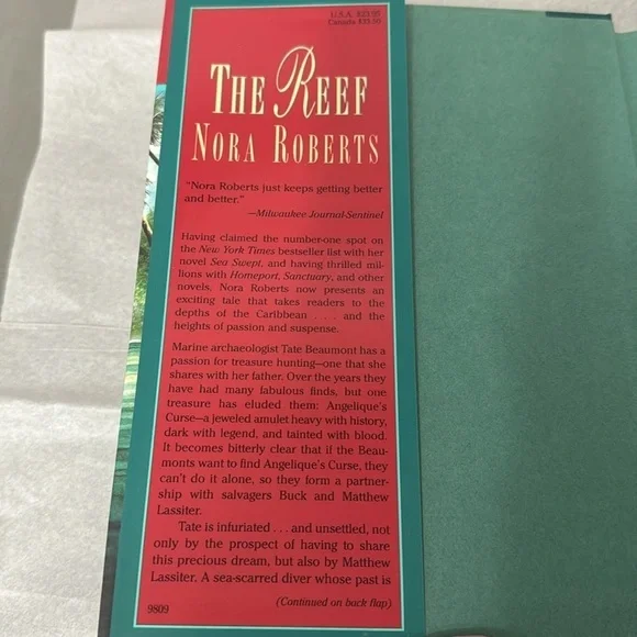 The Reef By Nora Roberts - Picture 3 of 4